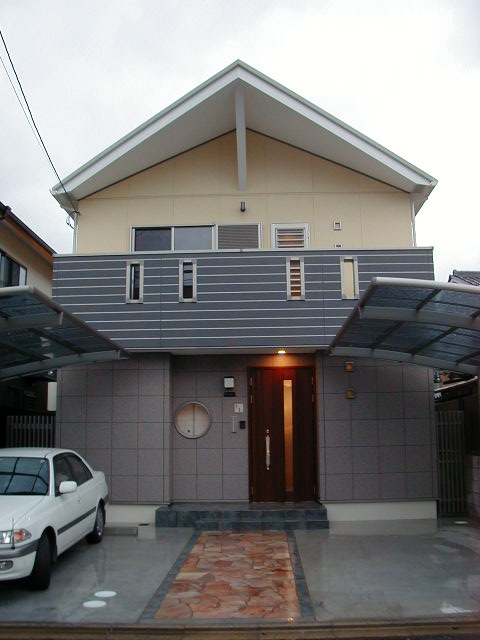 N house  中庭（テラス）がある家